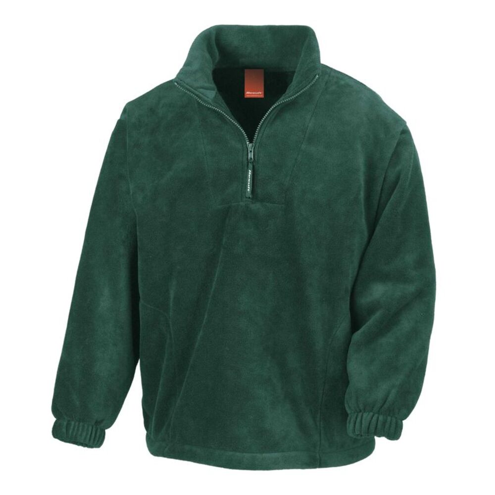 Result Unlined Active 1/4 Zip Anti-Pilling Fleece Top / Forest Green